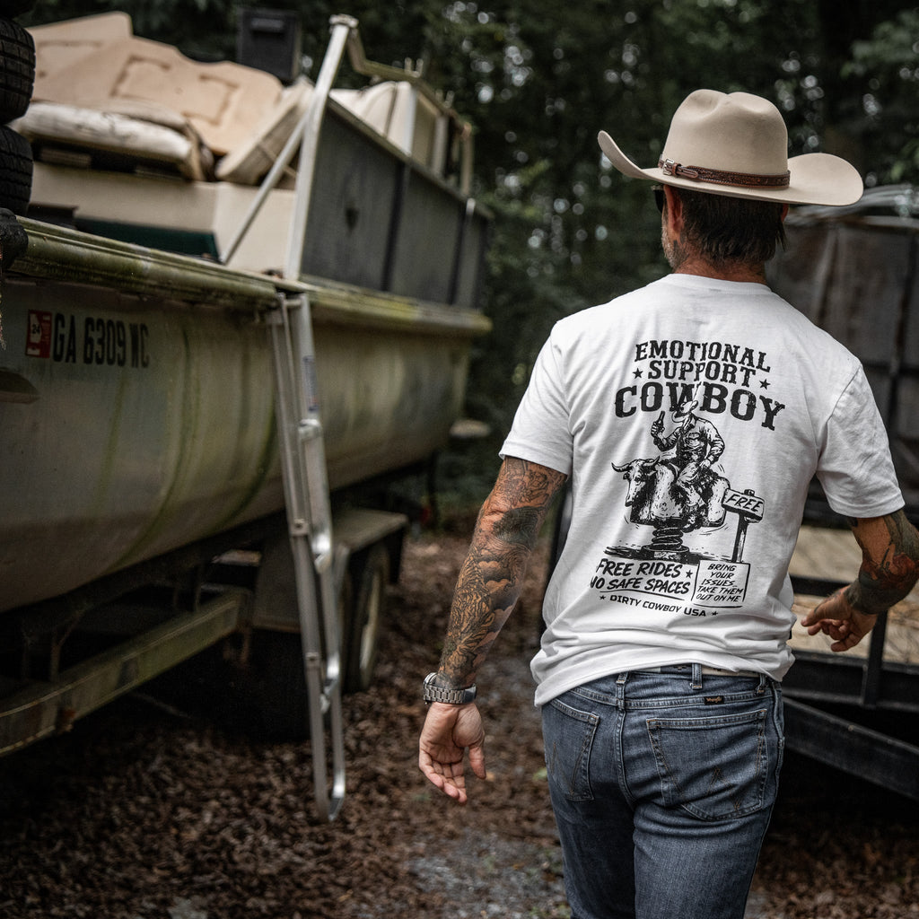Emotional Support Cowboy Men's T-Shirt