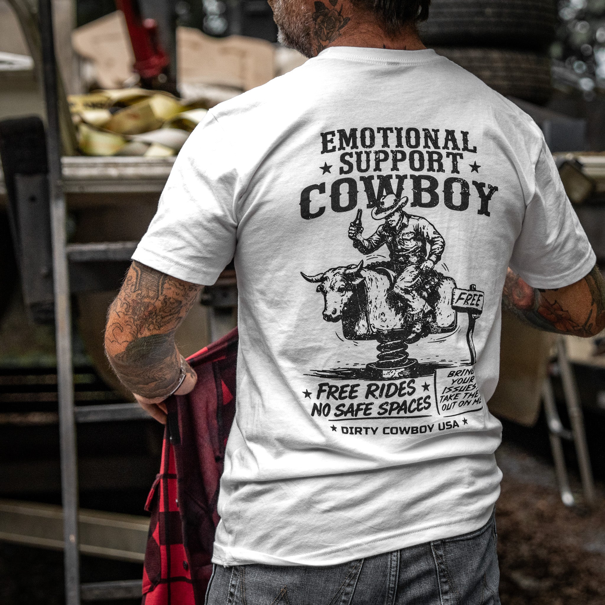 Emotional Support Cowboy Men's T-Shirt
