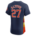 RONEY H.Astros #27 Jose Altuve Navy Alternate Elite Player Stitched Jersey