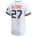 RONEY H.Astros #27 Jose Altuve White 2025 City Connect Elite Player Stitched Jersey