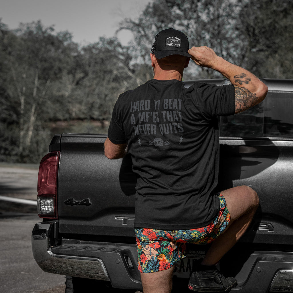 Hard To Beat A Mf'er That Never Quits Men's T-Shirt
