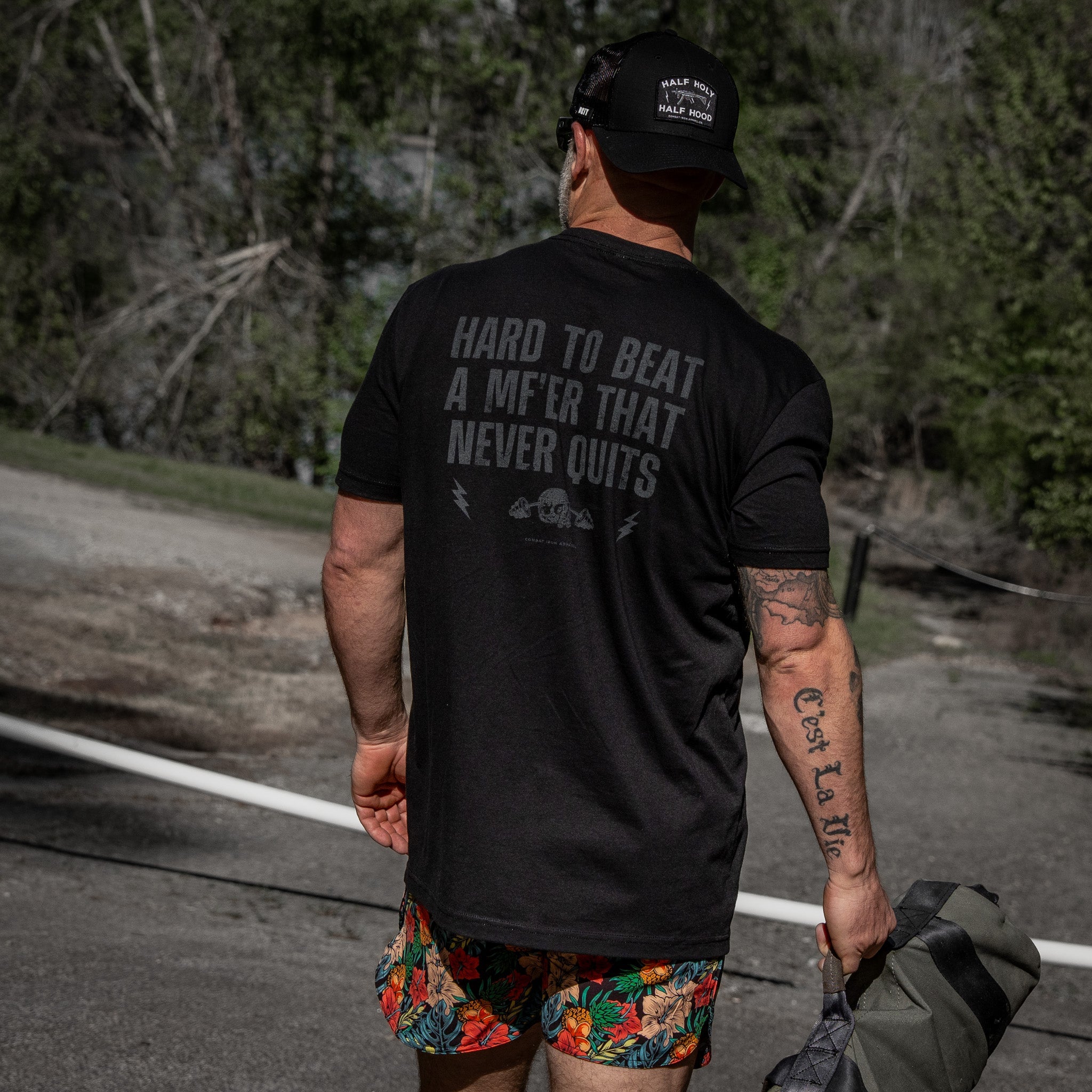 Hard To Beat A Mf'er That Never Quits Men's T-Shirt
