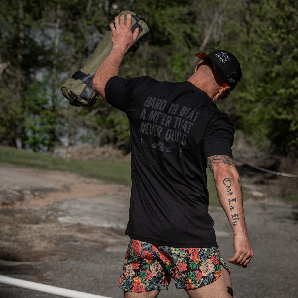 Hard To Beat A Mf'er That Never Quits Men's T-Shirt