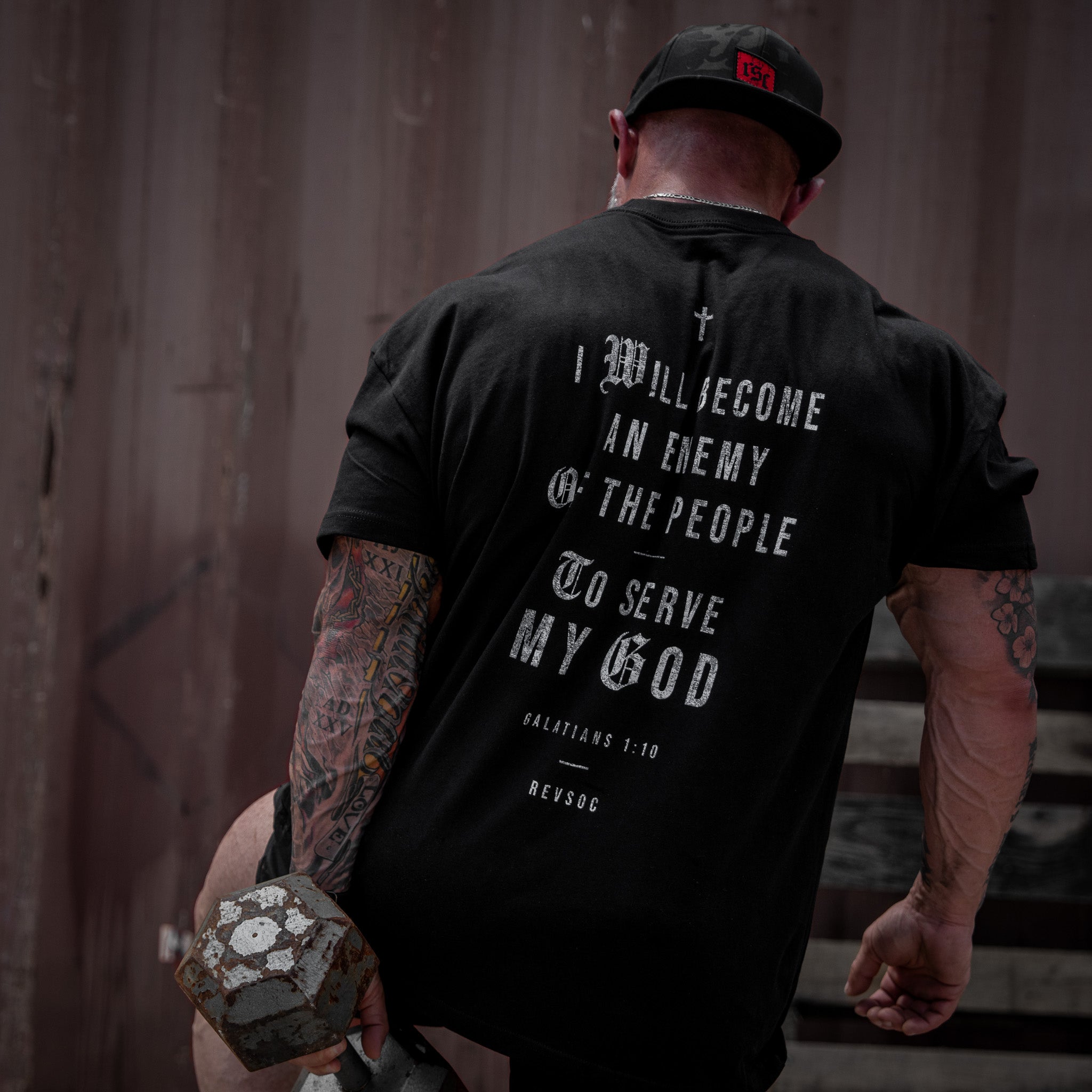 I Will Become An Enemy To The People Heavyweight Men's T-Shirt