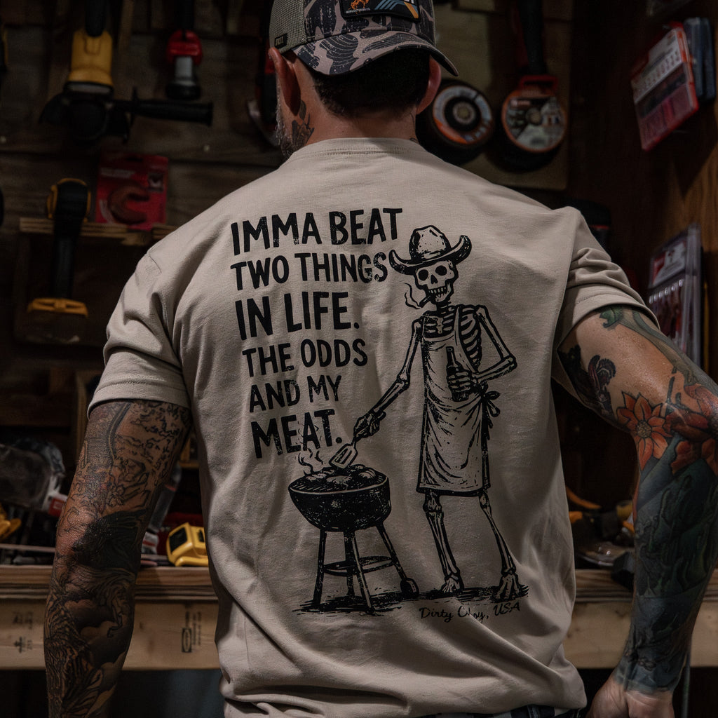 Imma Beat Two Things In Life Men's T-Shirt