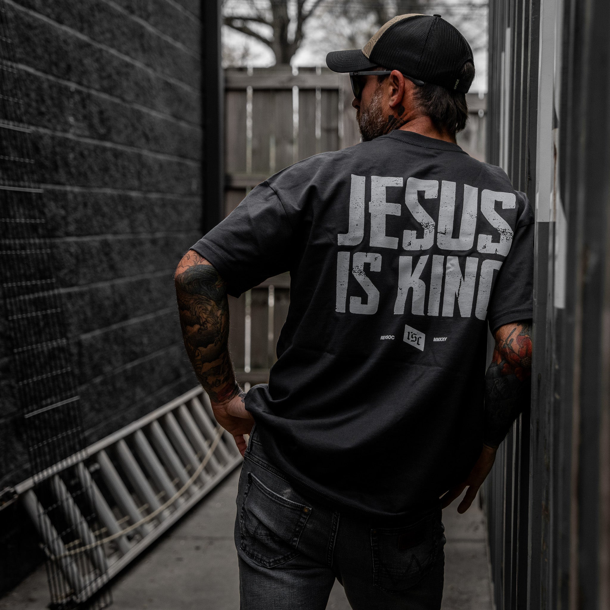 Jesus Is King Heavyweight Men's T-Shirt