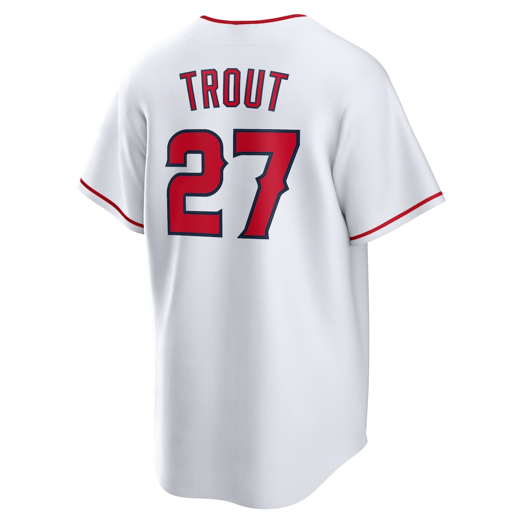 RONEY Custom LA.Angels Red Alternate Limited Stitched Jersey