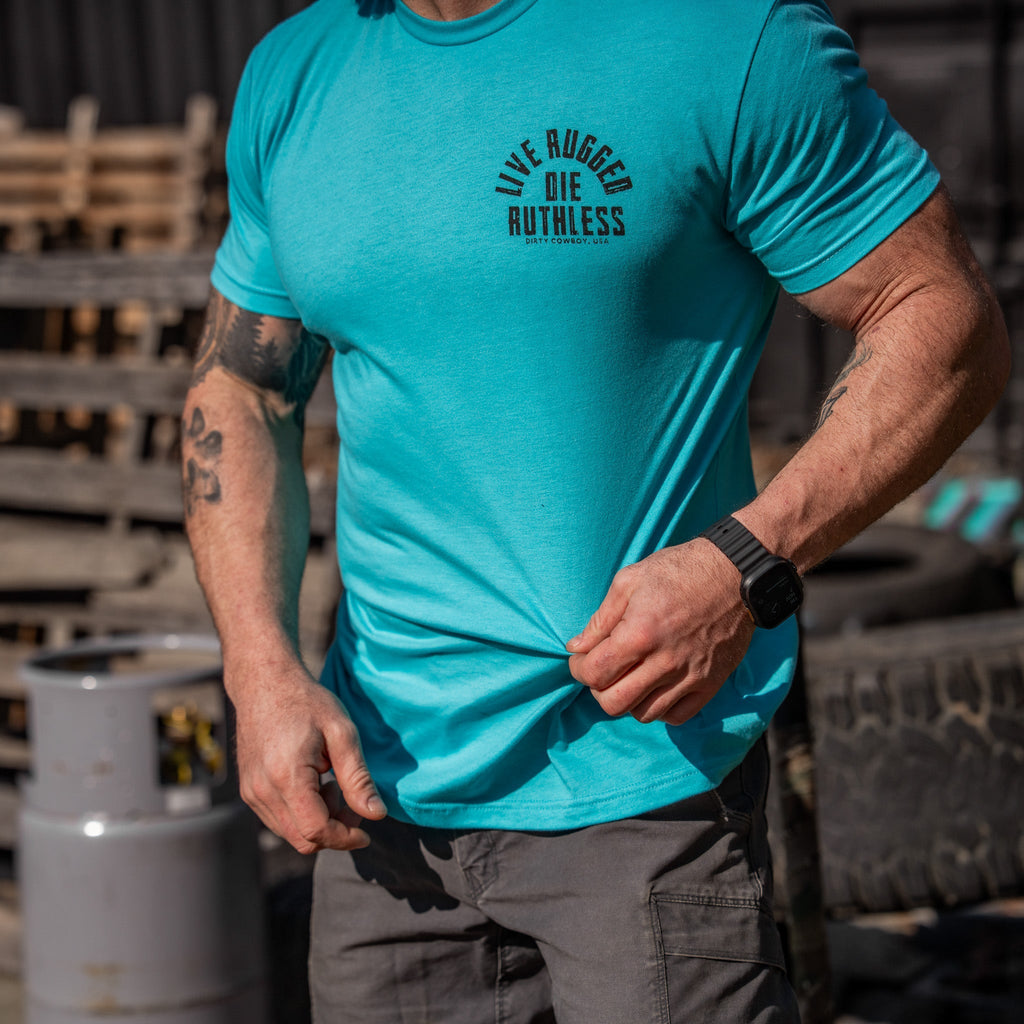 Live Rugged Die Ruthless Men's T-Shirt