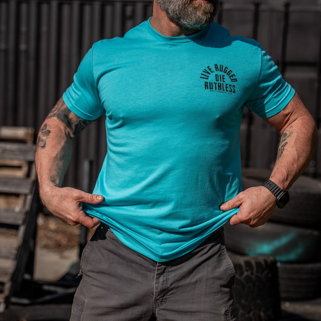 Live Rugged Die Ruthless Men's T-Shirt
