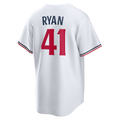 RONEY M.Twins #41 Joe Ryan White Home Replica Player Stitched Jersey