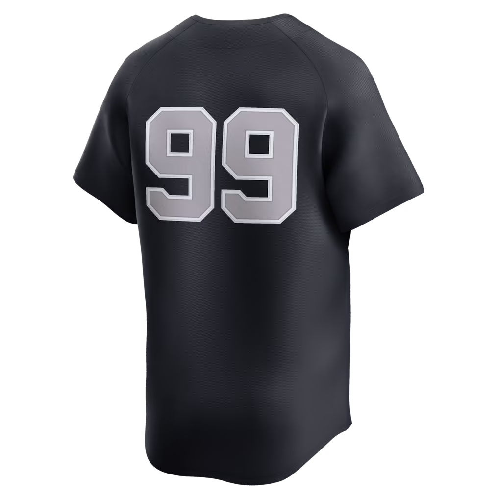 RONEY NY.Yankees #99 Aaron Judge Navy Alternate Limited Player Stitched Jersey