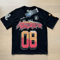 Cheap jerseys New Trendy H Hell Star Series Printed Double Yarn Pure Cotton Casual Unisex Summer Loose Short-Sleeve T-Shirt