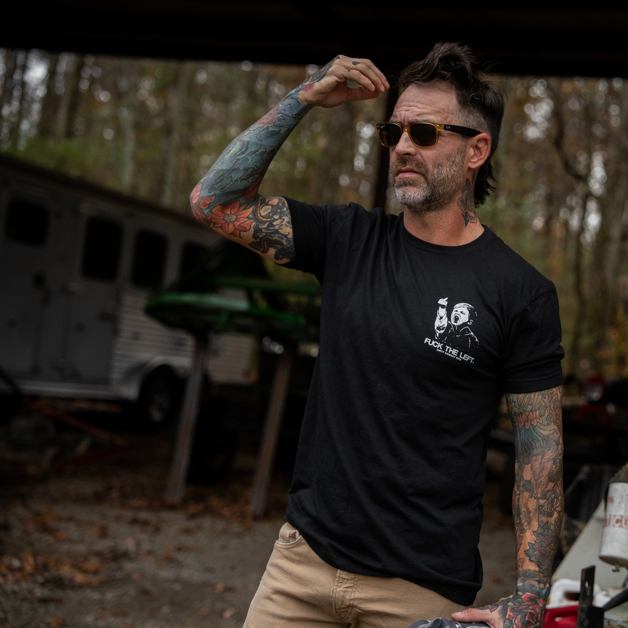 F*ck The Left Men's T-Shirt