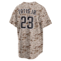 RONEY S.Diego Padres #23 Fernando Tatis Jr. Camo USMC Alternate Replica Player Stitched Jersey