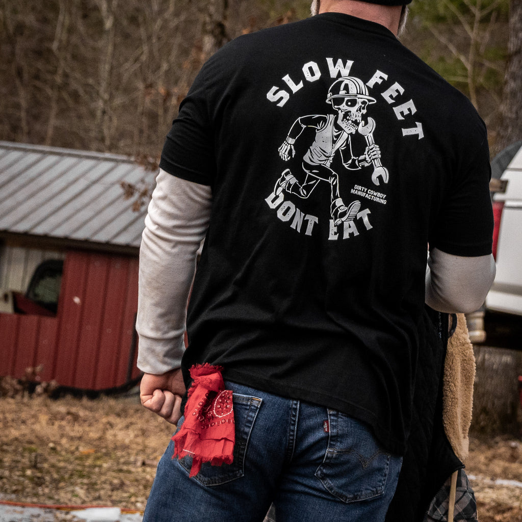 Slow Feet Don't Eat Men's T-Shirt