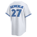RONEY T.Blue Jays #27 Vladimir Guerrero Jr. White Home Replica Player Name Stitched Jersey
