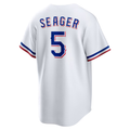 RONEY T.Rangers #5 Corey Seager White Home Replica Player Stitched Jersey