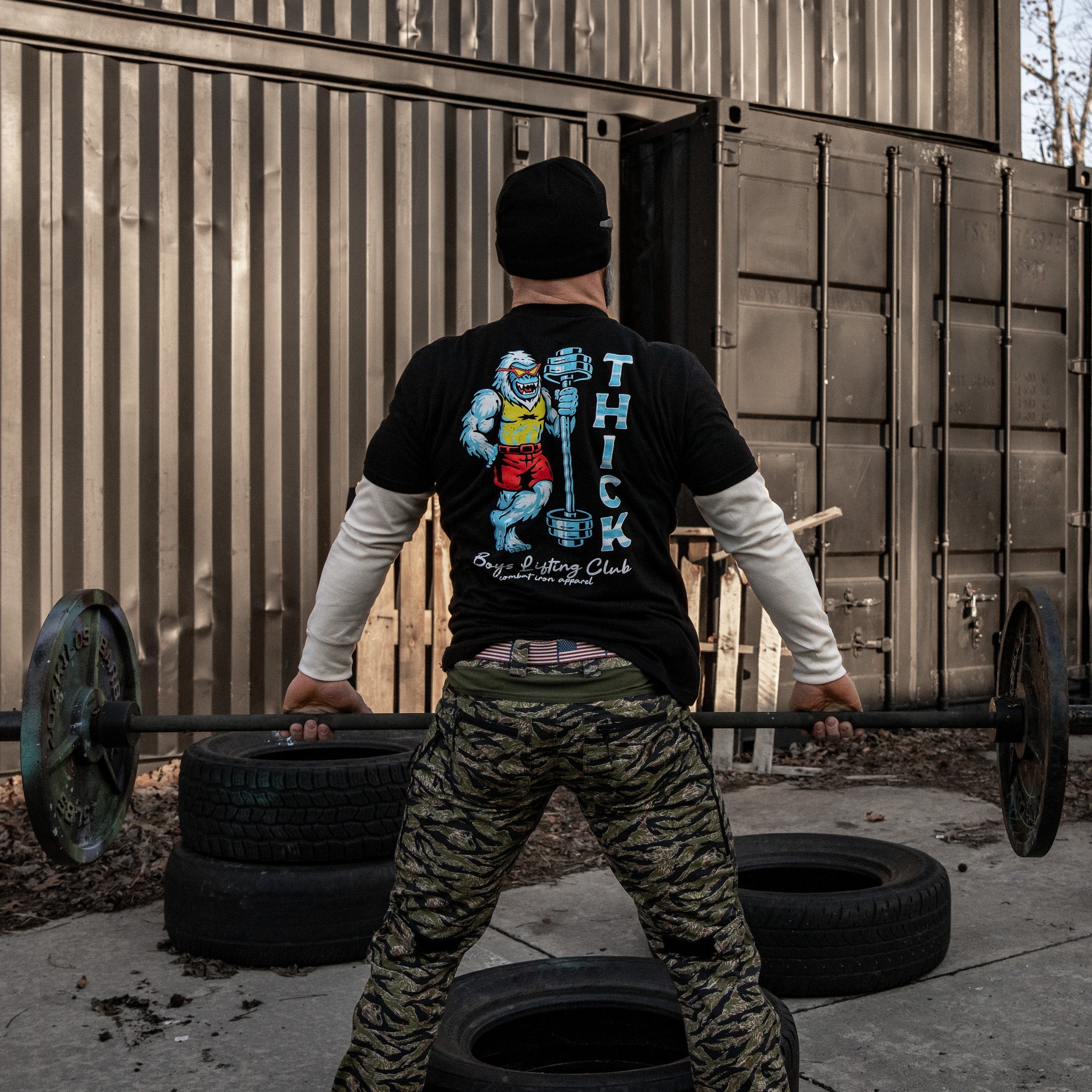 Thick Boys Lifting Club Yeti Men's T-Shirt