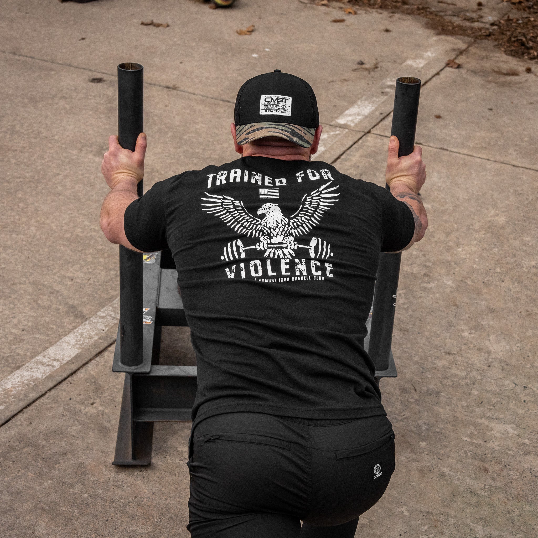 Trained for Violence  Men's T-Shirt