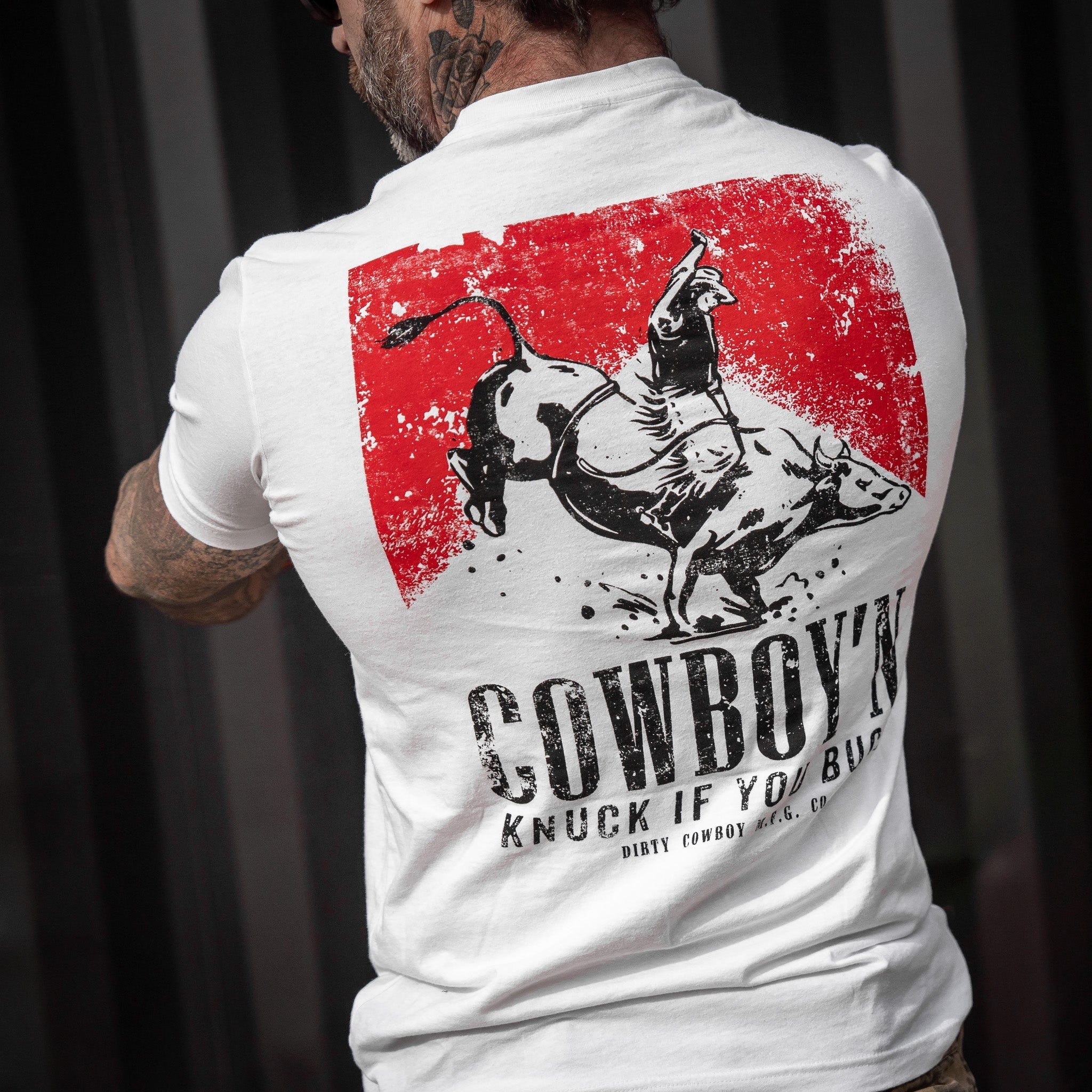 Cowboy'n Knuck If You Buck Rodeo Men's T-Shirt