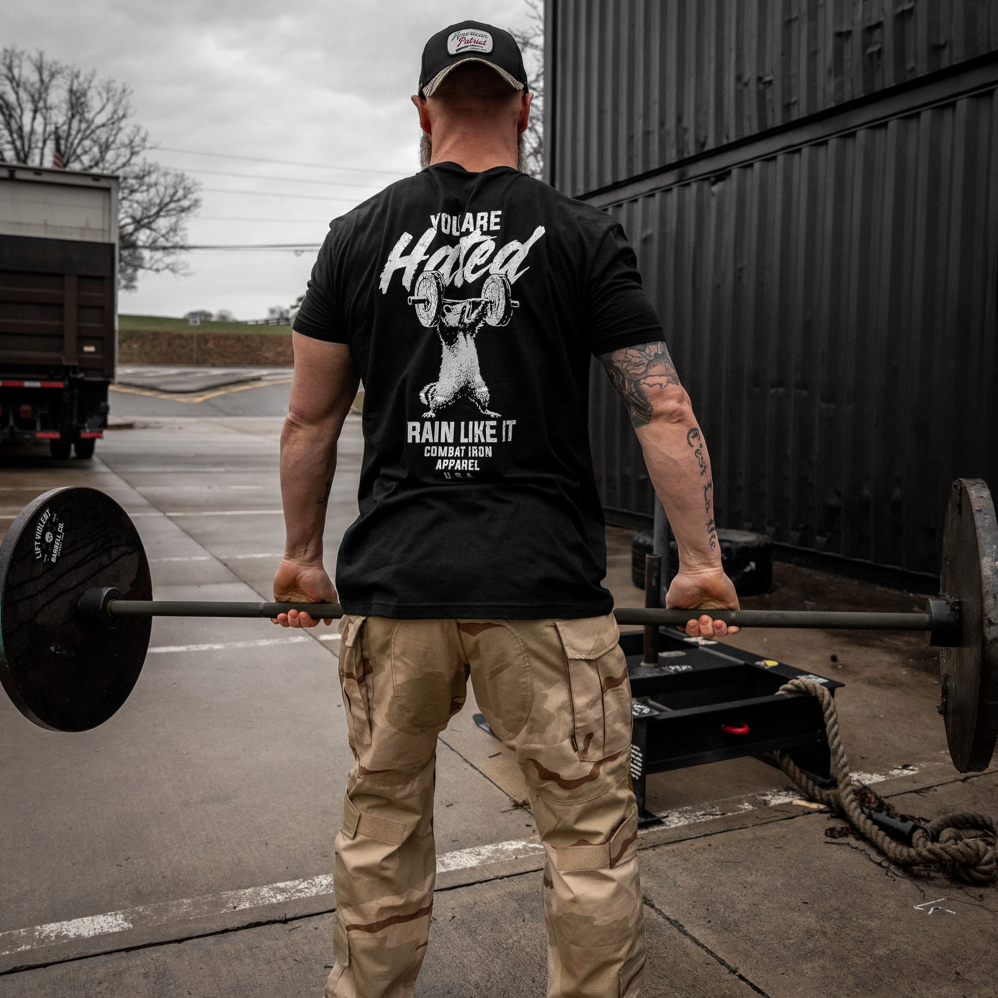 You Are Hated. Train Like It Men's T-Shirt