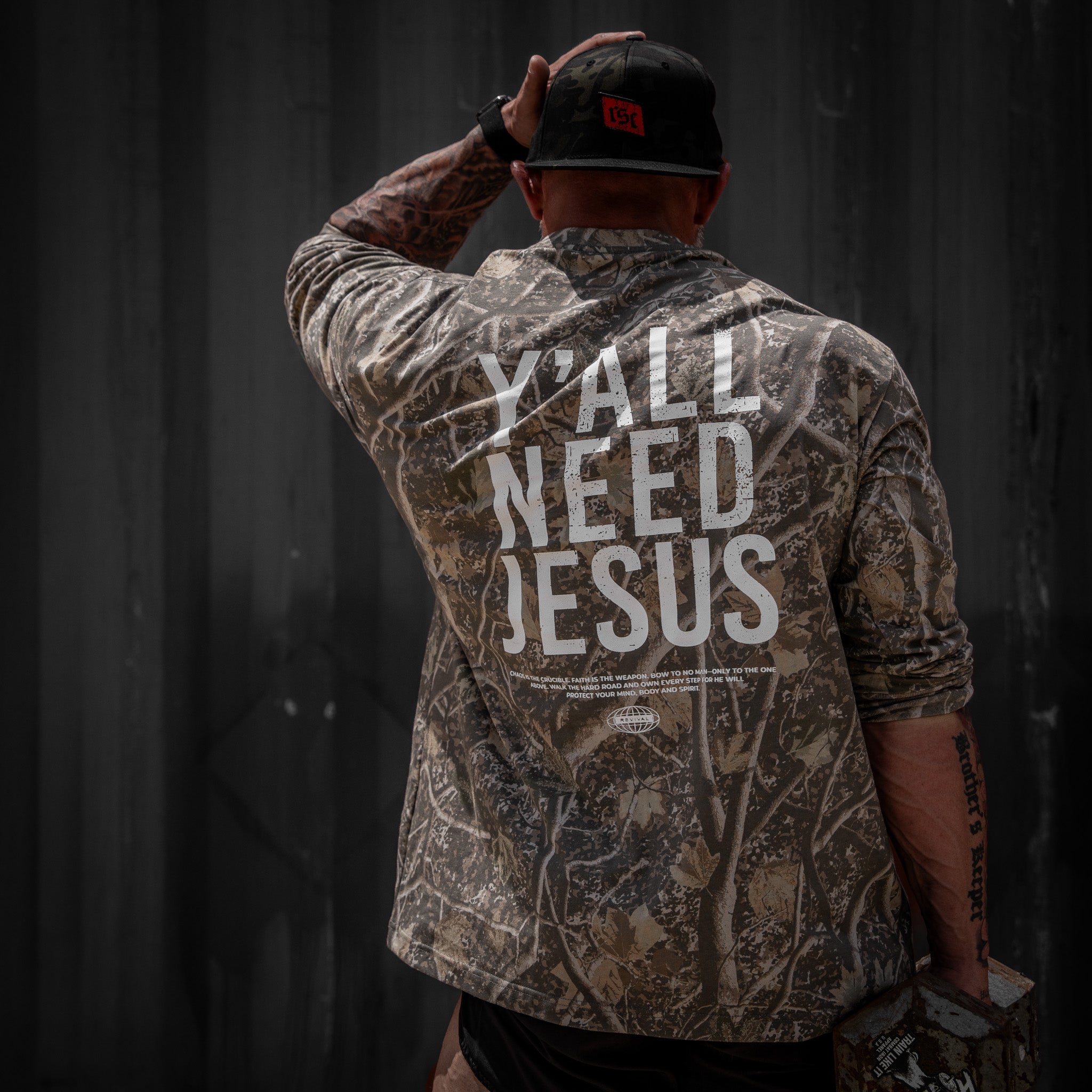 Y'all Need Jesus Men's Long Sleeve