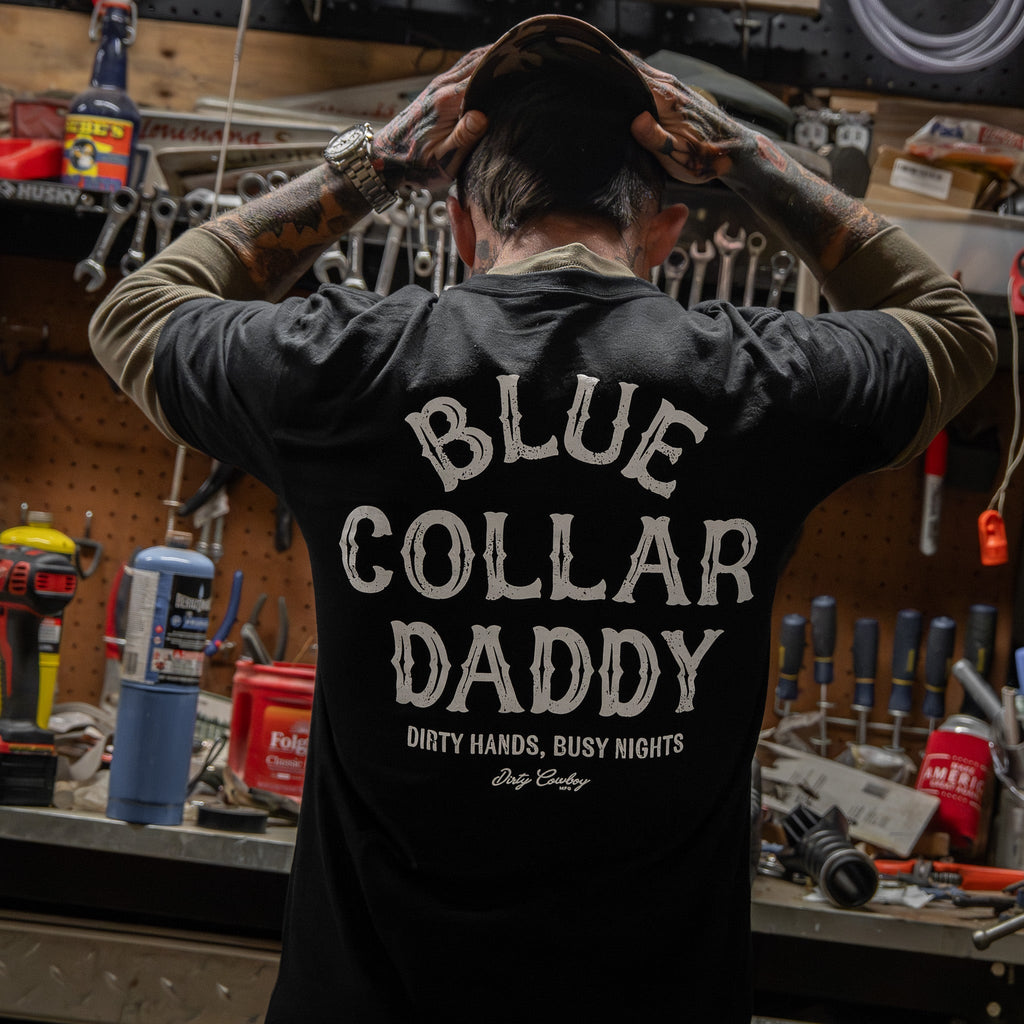 Blue Collar Daddy Men's T-Shirt