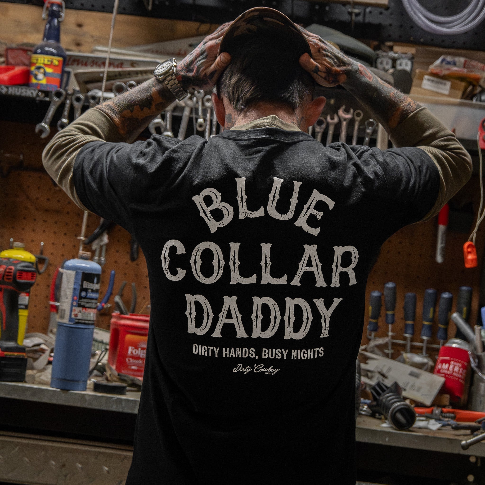 Blue Collar Daddy Men's T-Shirt