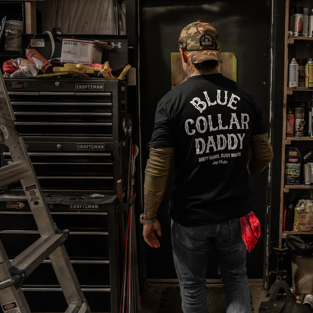 Blue Collar Daddy Men's T-Shirt