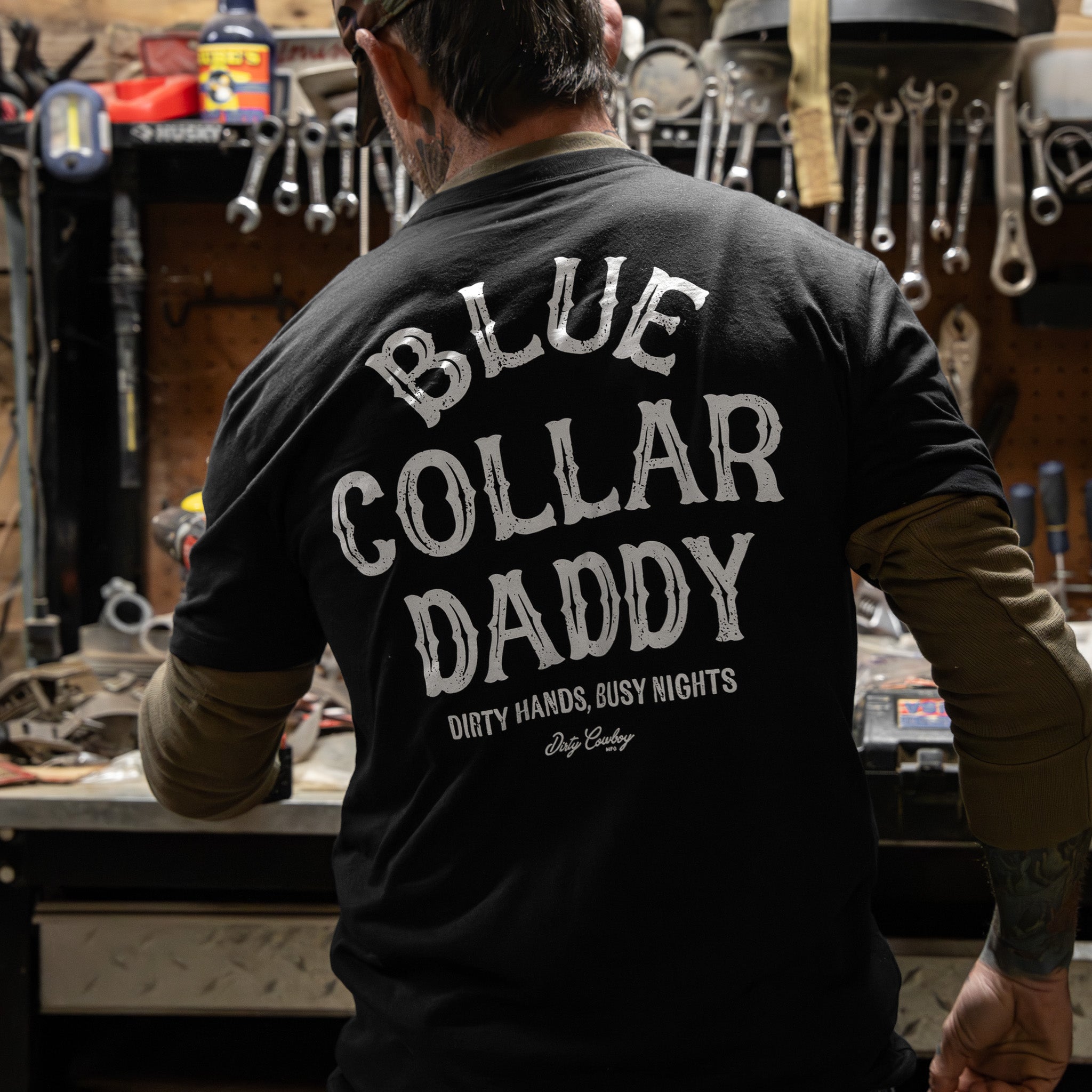 Blue Collar Daddy Men's T-Shirt