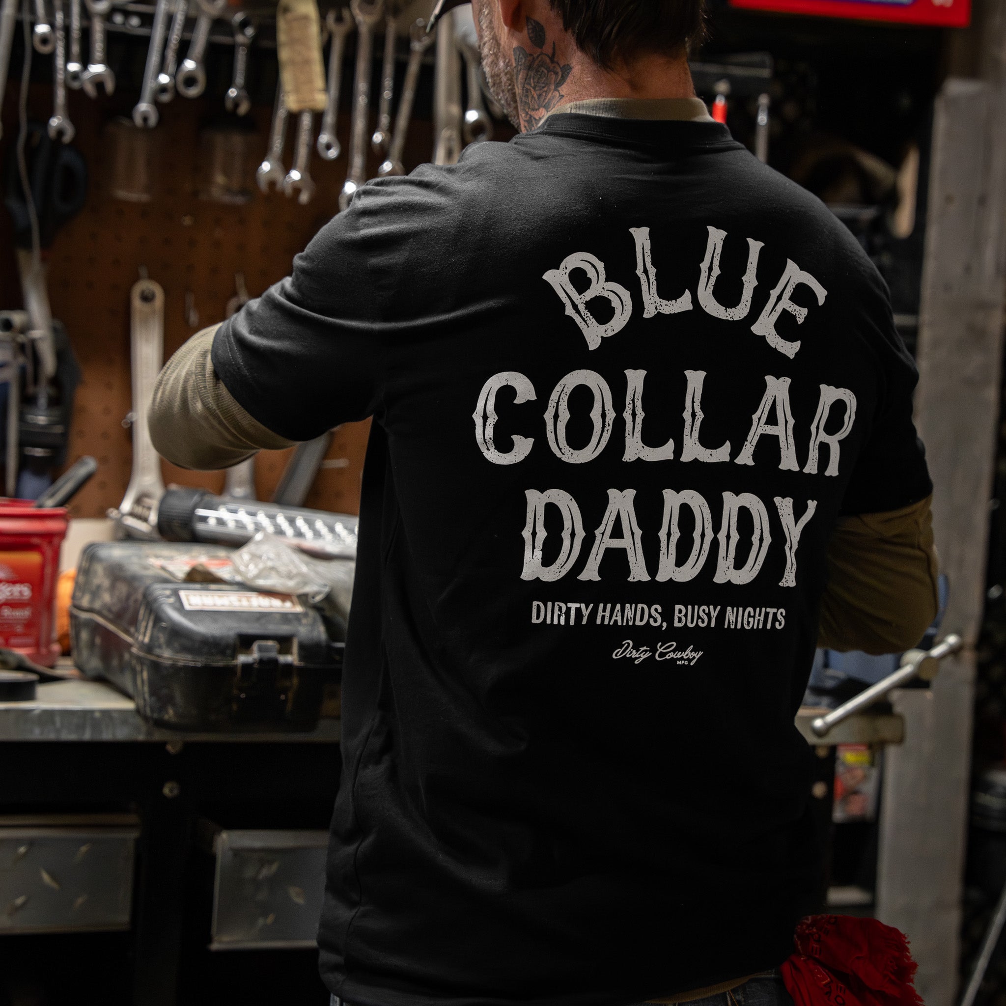Blue Collar Daddy Men's T-Shirt