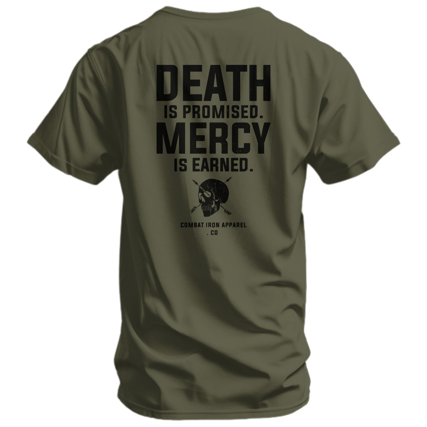 Crovyie cheap jerseys Ordering Death Is Promised. Mercy Is Earned Men's T-Shirt