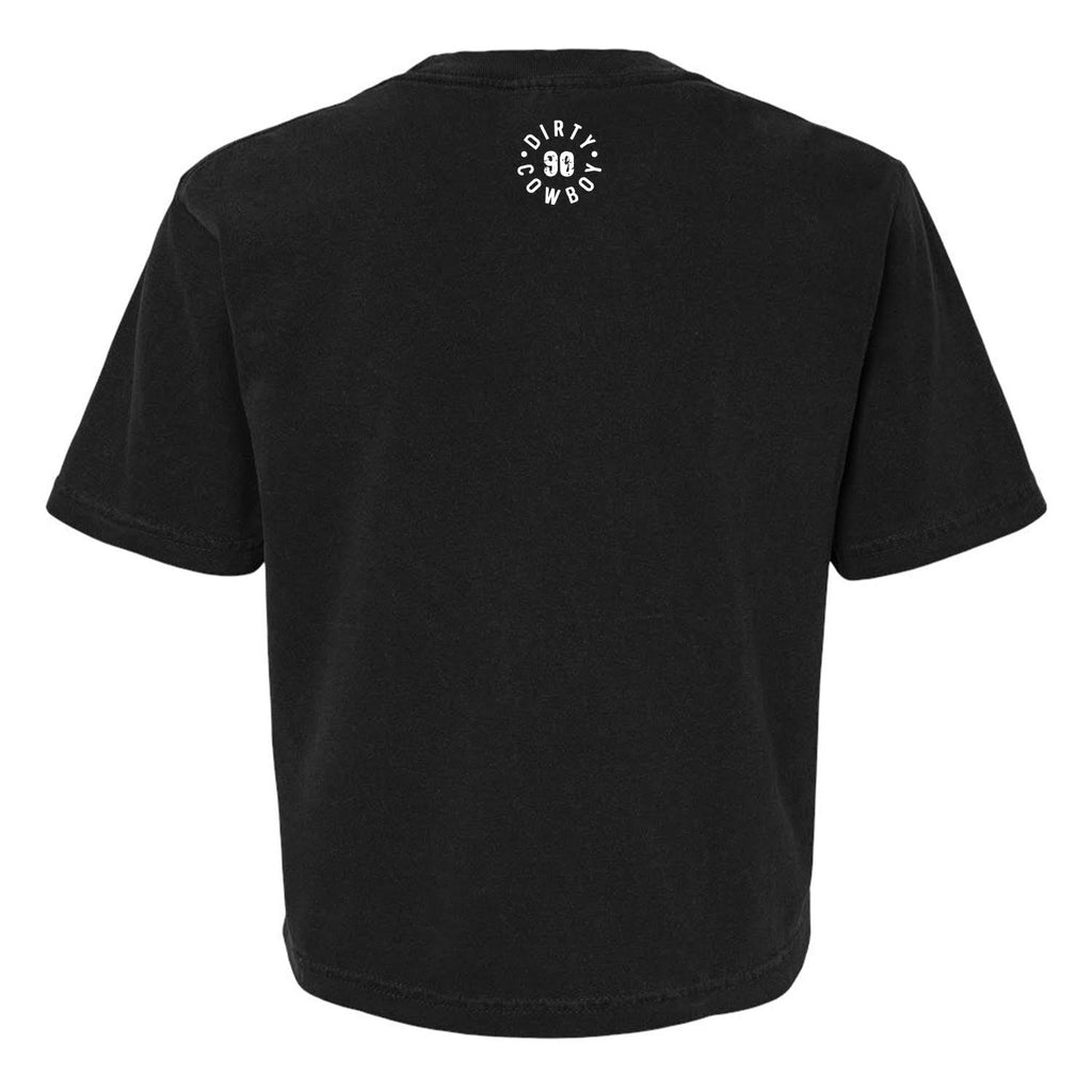 Corn Fed American Bred Women's Heavyweight Cropped T-Shirt