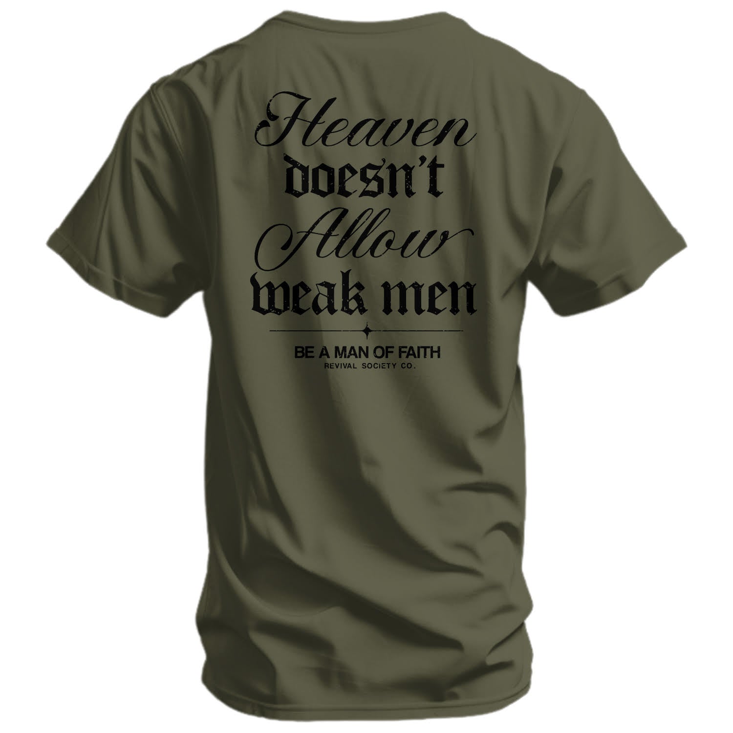 Crovyie cheap jerseys Ordering Heaven Doesn't Allow Weak Men Men's T-Shirt