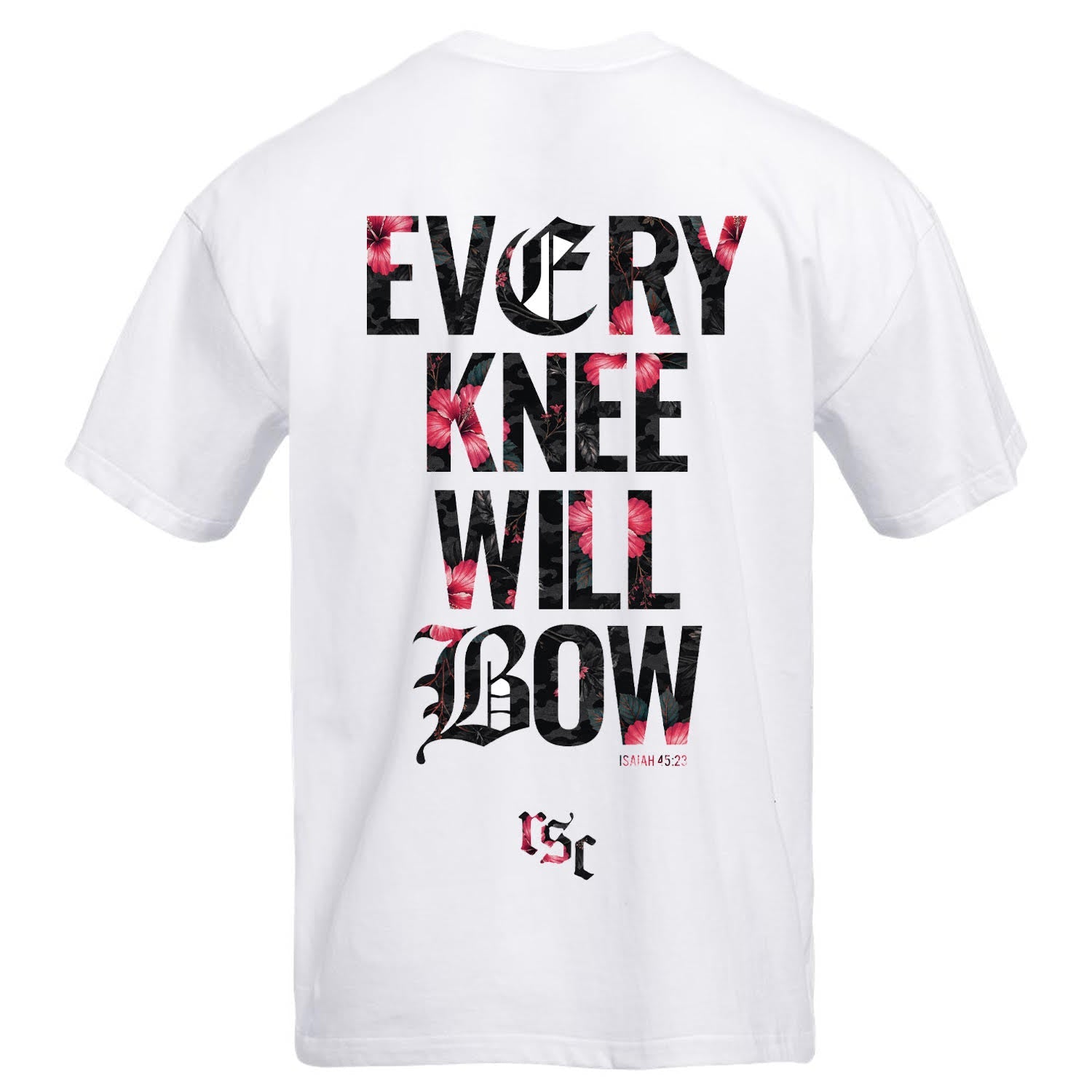 Every Knee Will Bow Men's Heavyweight T-Shirt