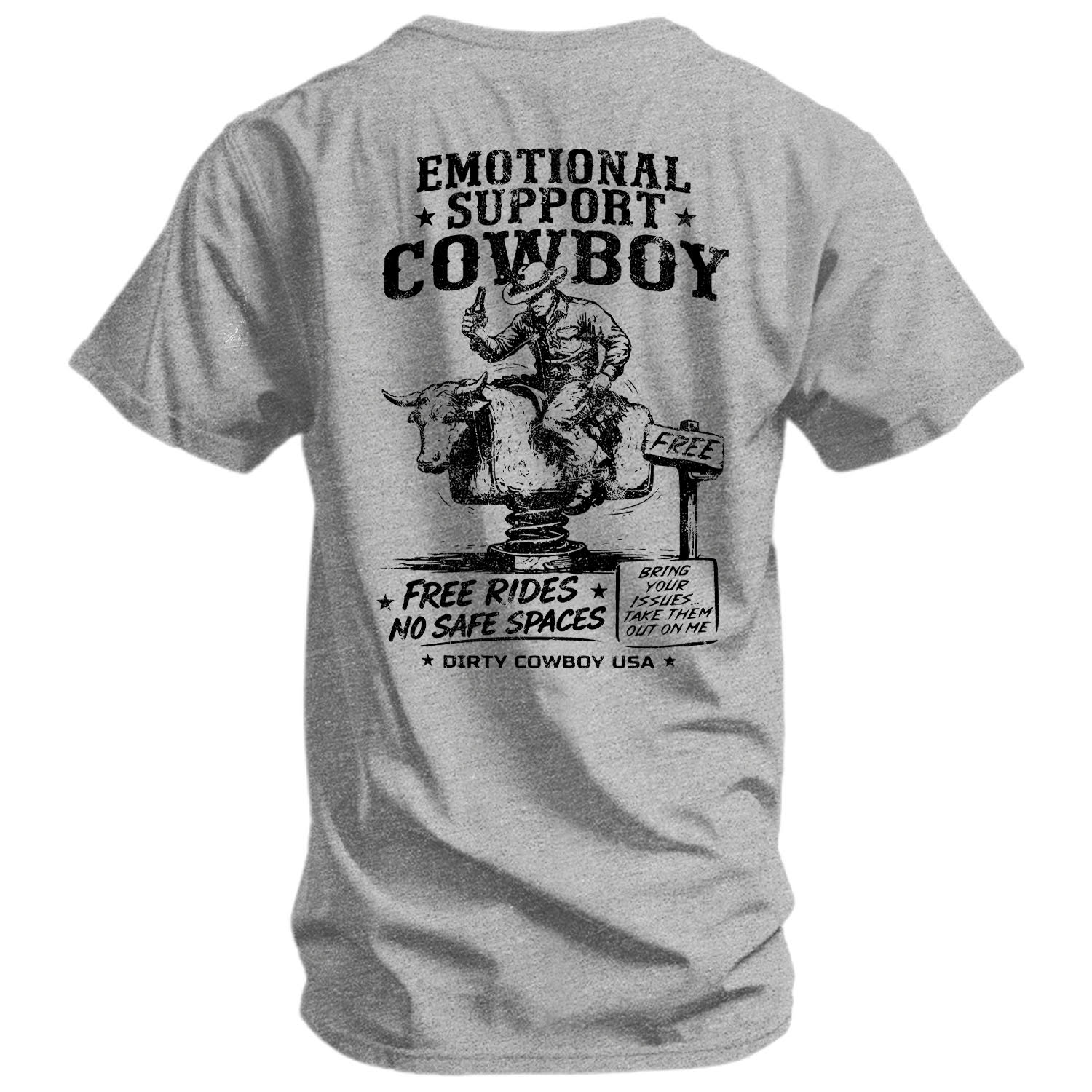 Crovyie cheap jerseys Ordering Emotional Support Cowboy Men's T-Shirt